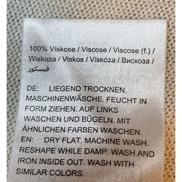 Ulla Popken Ivory Cardigan Sweater Women Plus Size 28/30 V Neck Button Front - Picture 10 of 13